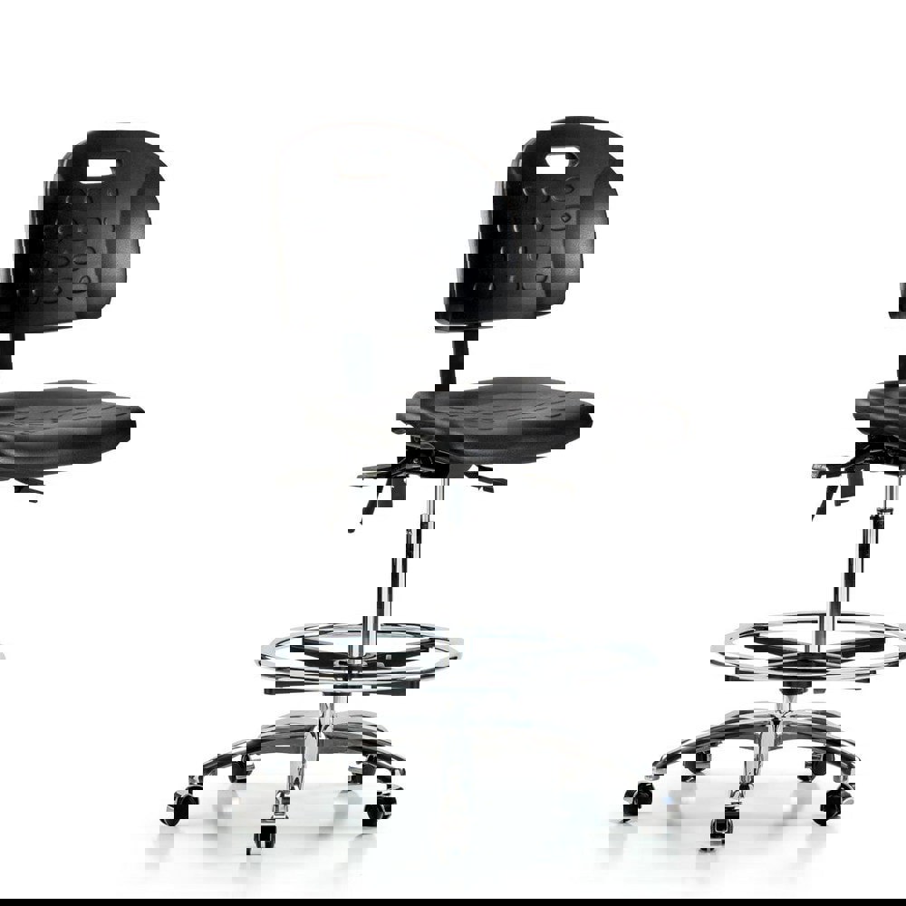 Task Chair: Polyurethane, Black